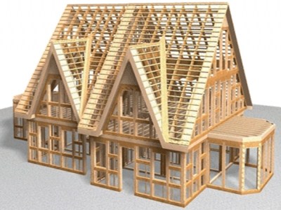 Деревянный кирпич, новейший строительный материал, дома из деревянных кирпичей